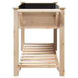 Vaso da giardino con lo scaffale Beige 155 x 59 x 76,5 cm