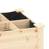 Vaso da giardino con lo scaffale Beige 115 x 59 x 76,5 cm