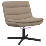 Sedia girevole Cappuccino 63 x 75 x 76 cm Similpelle