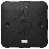 Set di Base per Ombrellone Alveare 2 pcs Nero 88 x 88 x 19 cm