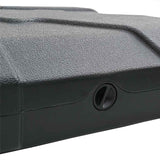 Set Base Ombrello 2 pcs Nero 88.5 x 88.5 x 12 cm Plastica