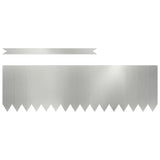 Bordura per Prato 50 pcs Argento 100 x 0,05 x 30 cm