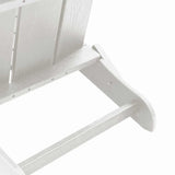 Sedia da Giardino 3 pcs Bianco 80.5 x 74.5 x 92 cm Polietilene