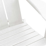 Sedia da Giardino 3 pcs Bianco 80.5 x 74.5 x 92 cm Polietilene