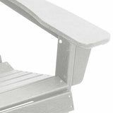 Sedia da Giardino 3 pcs Bianco Polietilene