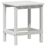 Sedia da Giardino 3 pcs Bianco Polietilene