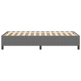 Letto a molle Grigio chiaro 80 x 200 cm Tessuto in Cords