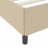 Letto a molle Grigio Verde 80 x 200 cm Tessuto in Cords