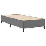 Letto a molle Grigio Chiaro 90 x 200 cm Tessuto in Cords