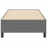 Letto a molle Grigio Chiaro 90 x 200 cm Tessuto in Cords
