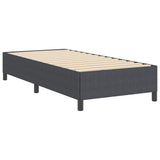 Letto a molle Grigio Scuro 90 x 200 cm Tessuto in Cords