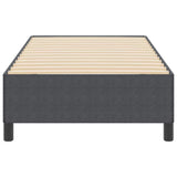 Letto a molle Grigio Scuro 90 x 200 cm Tessuto in Cords