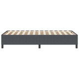 Letto a molle Grigio Scuro 90 x 200 cm Tessuto in Cords