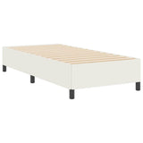 Letto a molle Crema 90 x 200 cm Tessuto in Cords