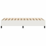 Letto a molle Crema 90 x 200 cm Tessuto in Cords