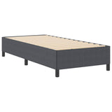 Letto a molle Grigio Scuro 100 x 200 cm Tessuto in Cords