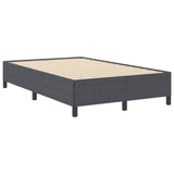 Letto a molle Grigio Scuro 120 x 190 cm Tessuto in Cords