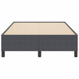 Letto a molle Grigio Scuro 120 x 190 cm Tessuto in Cords