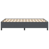 Letto a molle Grigio Scuro 120 x 190 cm Tessuto in Cords