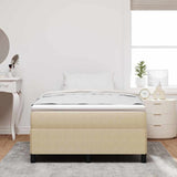 Letto a molle Grigio Verde 120 x 190 cm Tessuto in Cords