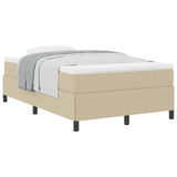 Letto a molle Grigio Verde 120 x 190 cm Tessuto in Cords