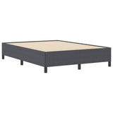 Letto a molle Grigio Scuro 140 x 190 cm Tessuto in Cords