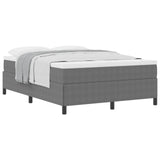 Letto a molle Grigio Chiaro 140 x 200 cm Tessuto in Cords