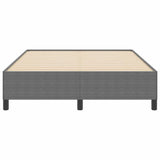 Letto a molle Grigio Chiaro 140 x 200 cm Tessuto in Cords