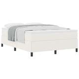 Letto a molle Crema 160 x 200 cm Tessuto in Cords