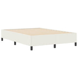 Letto a molle Crema 160 x 200 cm Tessuto in Cords