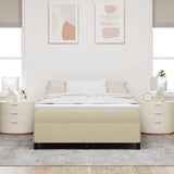 Letto a molle Grigio Verde 160 x 200 cm Tessuto in Cords