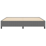 Letto a molle Grigio Chiaro 200 x 200 cm Tessuto in Cords