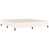 Letto a molle Crema 200 x 200 cm Tessuto in Cords
