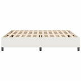 Letto a molle Crema 200 x 200 cm Tessuto in Cords