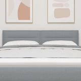 Testiera Grigio chiaro 160 cm Tessuto