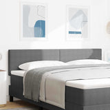 Testiera con testiera Grigio chiaro 180 cm Pelle Sintetica