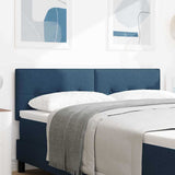 Testiera regolabile in altezza con testiera Blu 160 cm Tessuto