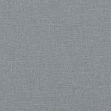 Testiera con testiera Grigio chiaro 160 cm Pelle Sintetica