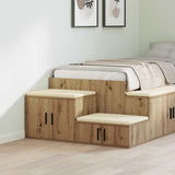 Armadio 2 pcs Rovere artigianale 127 x 41 x 40 cm