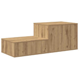 Armadio 2 pcs Rovere artigianale 127 x 41 x 40 cm