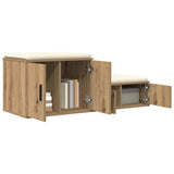 Armadio 2 pcs Rovere artigianale 127 x 41 x 40 cm