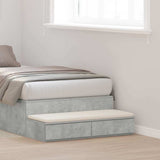 Cassetti per letto Grigio cemento 80 x 36,5 x 16,5 cm