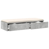 Cassetti per letto Grigio cemento 80 x 36,5 x 16,5 cm