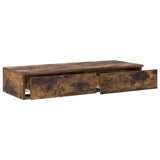 Cassetti per letto con cassetto Rovere fumé 80 x 36,5 x 16,5 cm