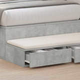 Cassetti per letto Grigio cemento 90 x 36,5 x 16,5 cm