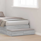 Cassetti per letto Grigio Sonoma 90 x 36,5 x 16,5 cm