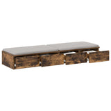 Cassetti per letto Rovere fumé 120 x 36,5 x 16,5 cm