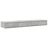 Cassetti per letto Grigio cemento 150 x 36,5 x 16,5 cm