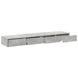 Cassetti per letto Grigio cemento 150 x 36,5 x 16,5 cm