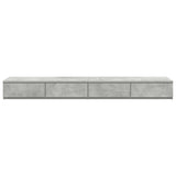 Cassetti per letto Grigio cemento 150 x 36,5 x 16,5 cm